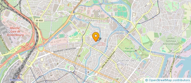 localisation de l'entreprise MONSIEUR EMMANUEL GUINGAND  STRASBOURG