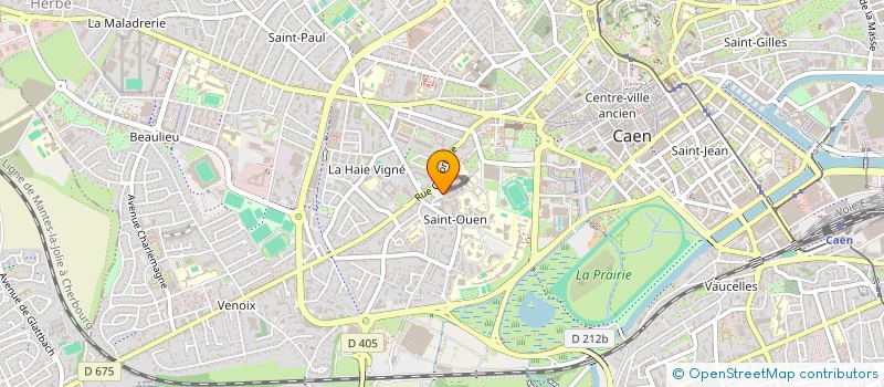 localisation de l'entreprise MONSIEUR EMMANUEL GUITTON à CAEN
