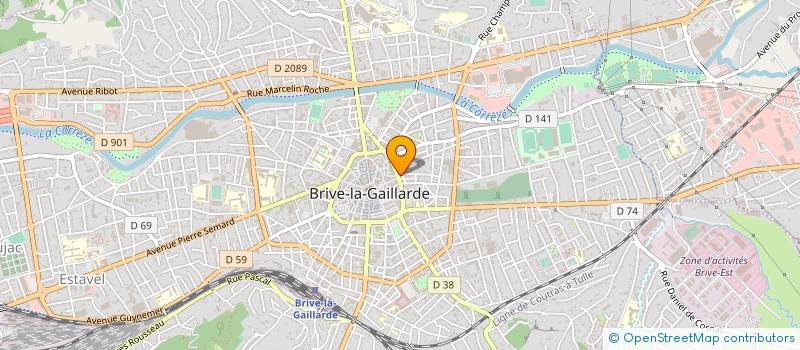 localisation de l'entreprise MONSIEUR EMMANUEL GUTIERREZ  BRIVE-LA-GAILLARDE