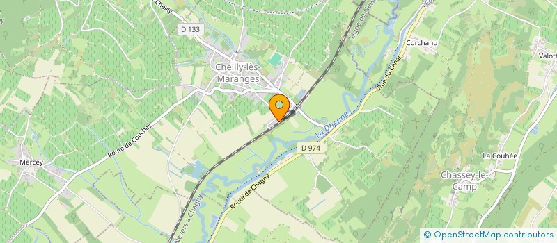 localisation de l'entreprise MONSIEUR EMMANUEL GUYOMARD  CHEILLY-LES-MARANGES