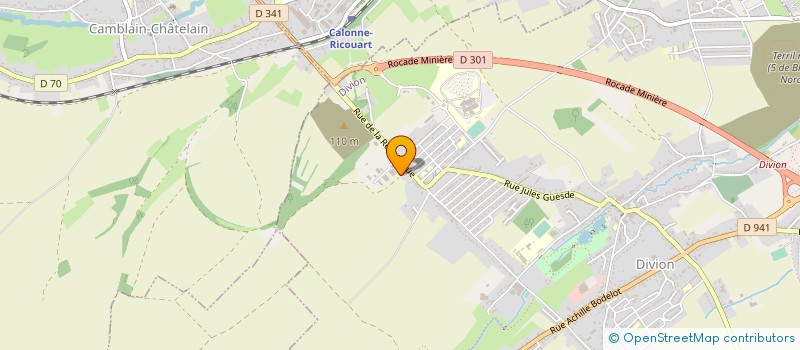 localisation de l'entreprise MONSIEUR EMMANUEL HACHIN  DIVION