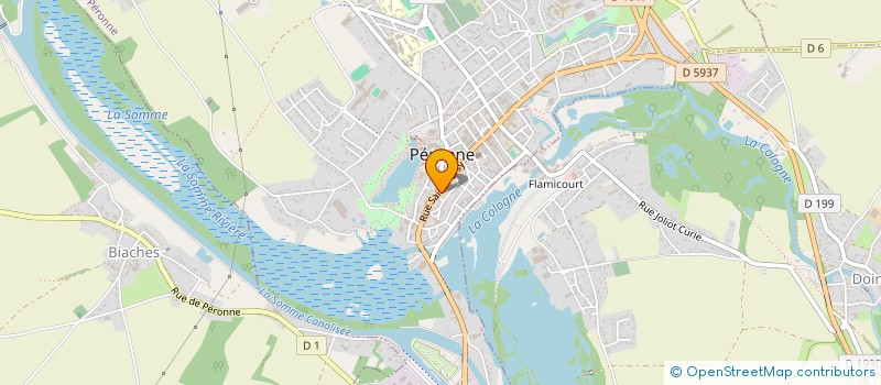 localisation de l'entreprise MONSIEUR EMMANUEL HAGARD  PERONNE