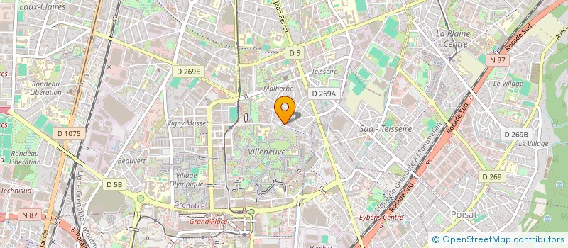 localisation de l'entreprise MONSIEUR EMMANUEL HAUTDIDIER à GRENOBLE