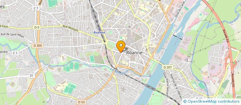 localisation de l'entreprise MONSIEUR EMMANUEL HAVEZ à ROANNE