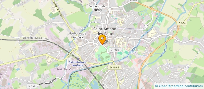 localisation de l'entreprise MONSIEUR EMMANUEL HEMAR  SAINT-AMAND-LES-EAUX