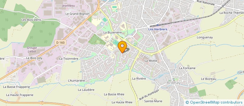 localisation de l'entreprise MONSIEUR EMMANUEL HEMERY  LES HERBIERS