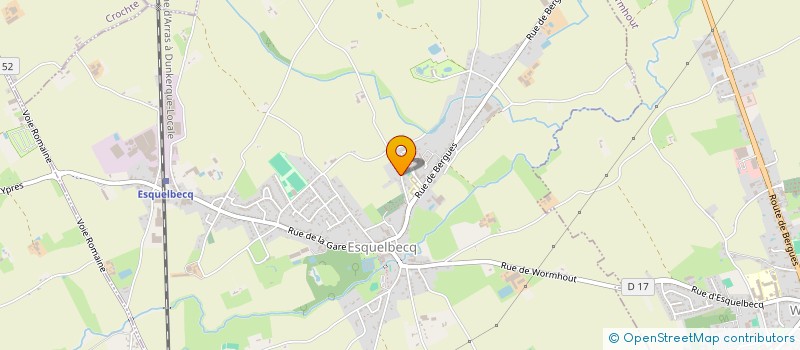 localisation de l'entreprise MONSIEUR EMMANUEL HENDERYCKX  ESQUELBECQ