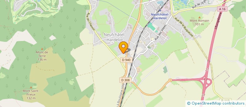 localisation de l'entreprise MONSIEUR EMMANUEL HENNUYER à NEUFCHATEL-HARDELOT