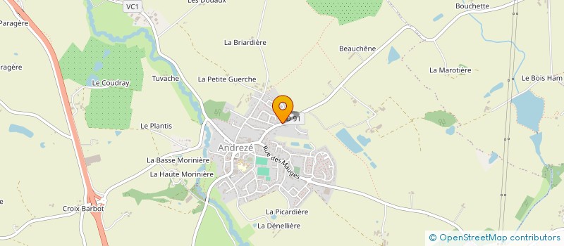 localisation de l'entreprise MONSIEUR EMMANUEL HENRI DUPAS à BEAUPREAU-EN-MAUGES