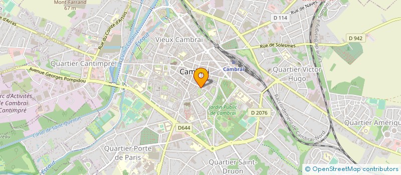 localisation de l'entreprise MONSIEUR EMMANUEL HENRY à CAMBRAI