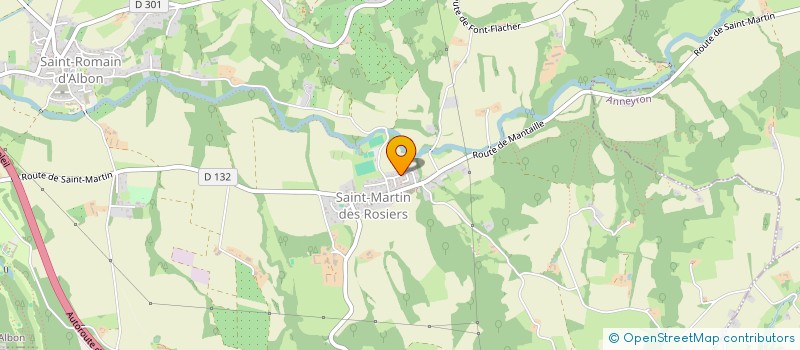 localisation de l'entreprise MONSIEUR EMMANUEL HENRY  ALBON