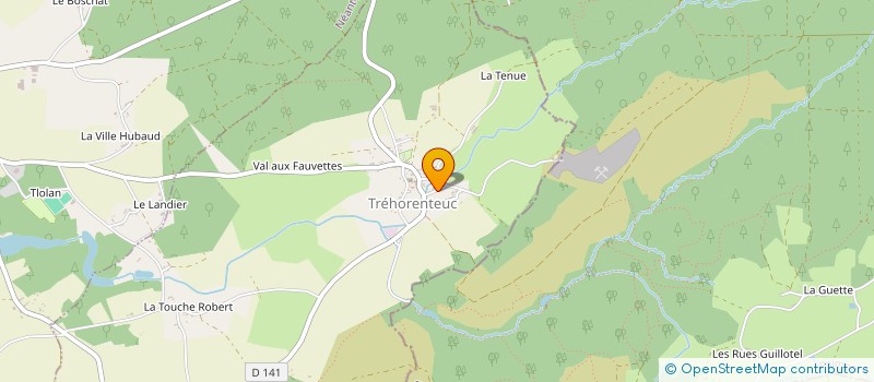 localisation de l'entreprise MONSIEUR EMMANUEL HERBAUT  TREHORENTEUC