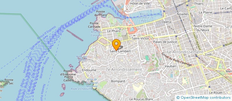 localisation de l'entreprise MONSIEUR EMMANUEL HERGOTT  MARSEILLE