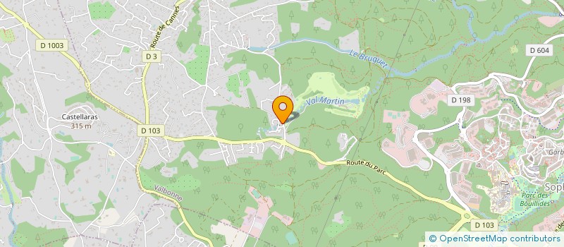 localisation de l'entreprise MONSIEUR EMMANUEL HEUSSNER  VALBONNE