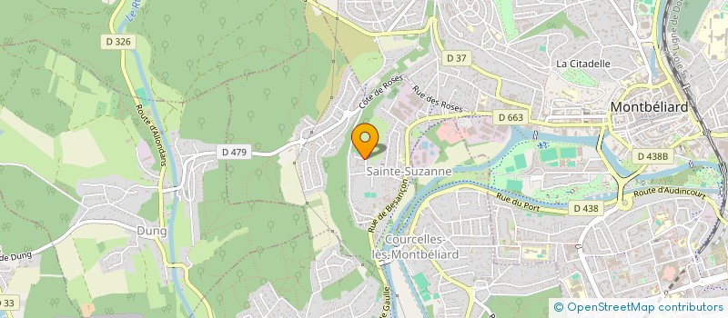 localisation de l'entreprise MONSIEUR EMMANUEL HILAIRE  SAINTE-SUZANNE