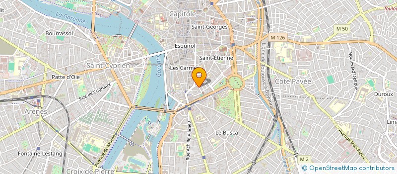 localisation de l'entreprise MONSIEUR EMMANUEL HILAIRE  TOULOUSE