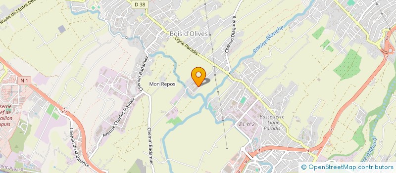 localisation de l'entreprise MONSIEUR EMMANUEL HOARAU  SAINT-PIERRE