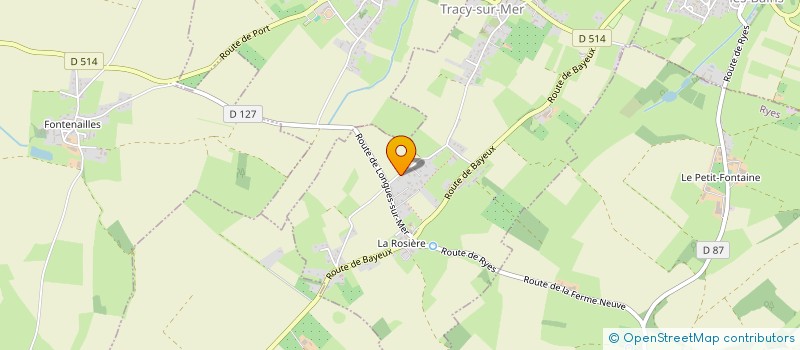 localisation de l'entreprise MONSIEUR EMMANUEL HOLOPHERNE  TRACY-SUR-MER