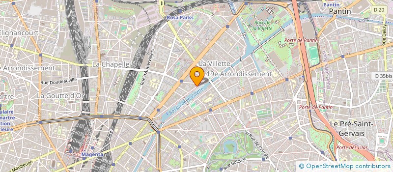 localisation de l'entreprise MONSIEUR EMMANUEL HONDRE  PARIS