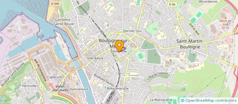 localisation de l'entreprise MONSIEUR EMMANUEL HONVAULT à BOULOGNE-SUR-MER
