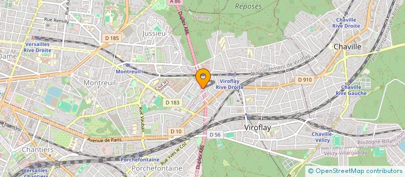 localisation de l'entreprise MONSIEUR EMMANUEL HOUDAILLE  VIROFLAY