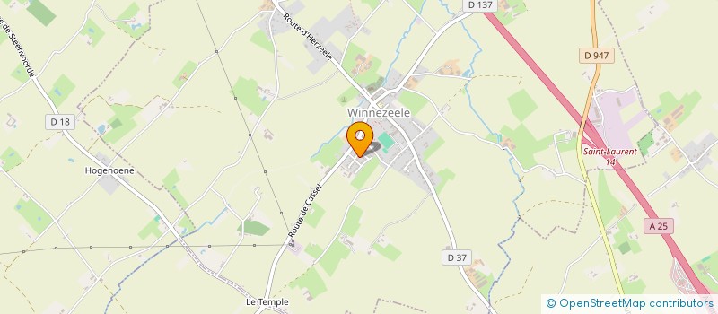 localisation de l'entreprise MONSIEUR EMMANUEL HUARD  WINNEZEELE