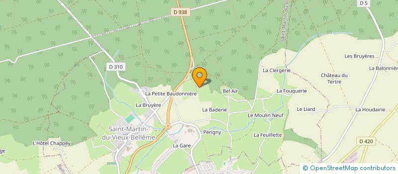 localisation de l'entreprise MONSIEUR EMMANUEL HUBERT à SAINT-MARTIN-DU-VIEUX-BELLEME