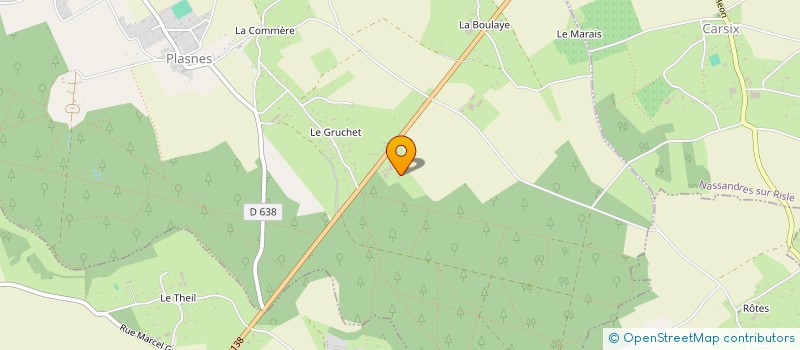 localisation de l'entreprise MONSIEUR EMMANUEL HUE  PLASNES