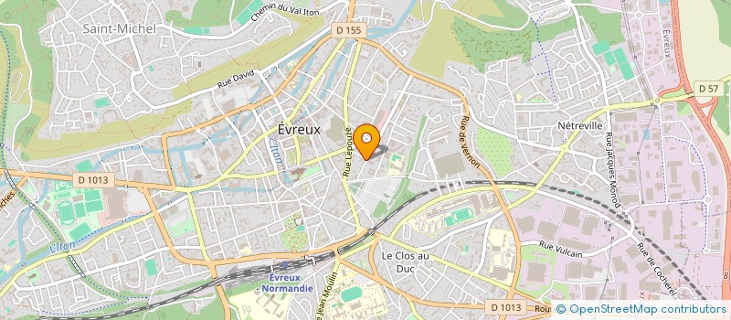 localisation de l'entreprise MONSIEUR EMMANUEL HUGOT à EVREUX