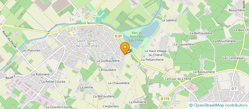 localisation de l'entreprise MONSIEUR EMMANUEL HUSSON à SAINT-JULIEN-DE-CONCELLES