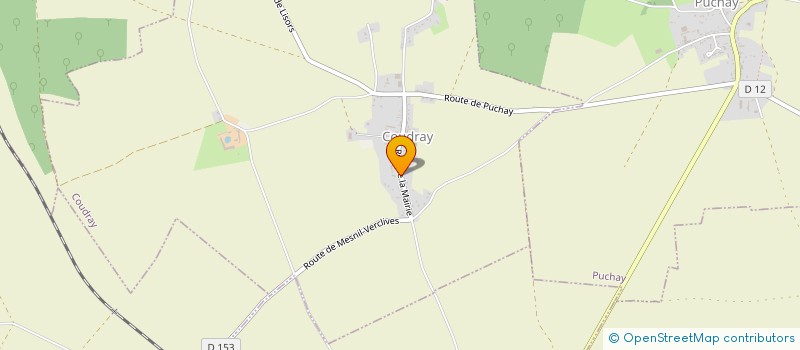 localisation de l'entreprise MONSIEUR EMMANUEL HUYGHE  COUDRAY