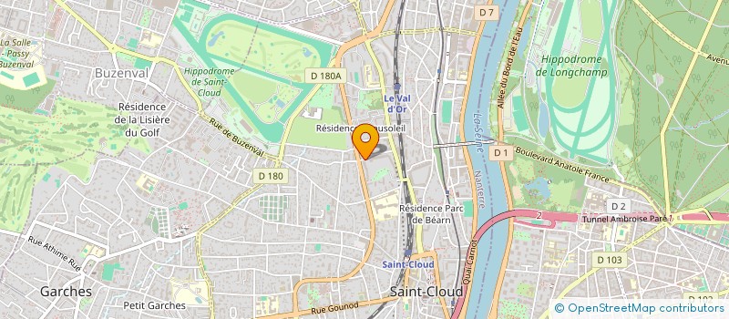 localisation de l'entreprise MONSIEUR EMMANUEL HYRONIMUS à SAINT-CLOUD