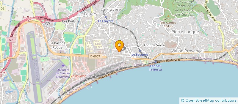 localisation de l'entreprise MONSIEUR EMMANUEL IACHIA à CANNES