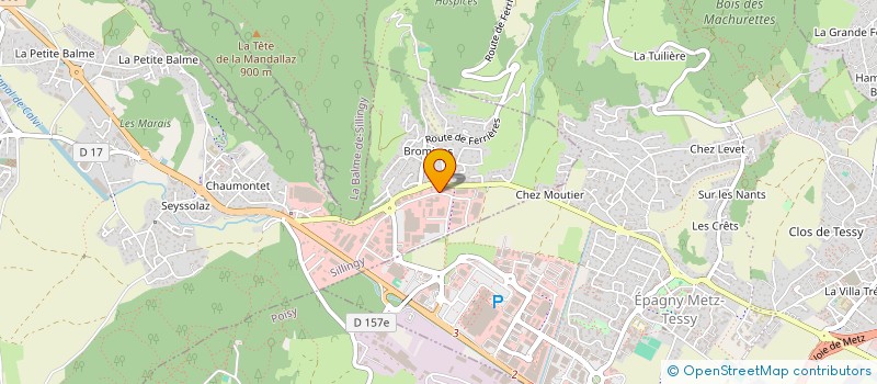 localisation de l'entreprise MONSIEUR EMMANUEL IHOPU  SILLINGY