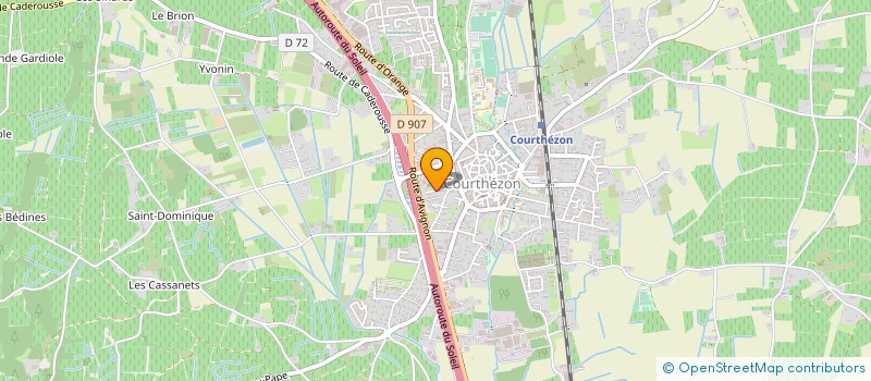 localisation de l'entreprise MONSIEUR EMMANUEL IMBACH  COURTHEZON