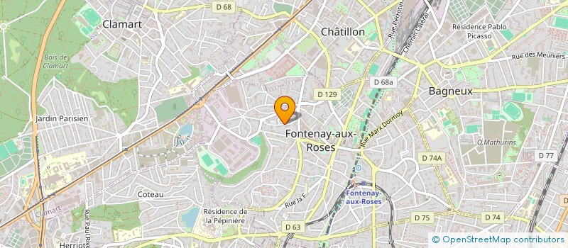 localisation de l'entreprise MONSIEUR EMMANUEL INFANTI à FONTENAY-AUX-ROSES