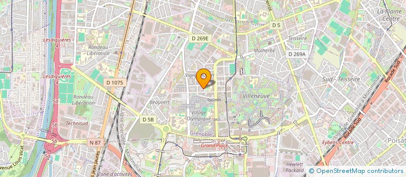 localisation de l'entreprise MONSIEUR EMMANUEL ISHO SHAMOUN  GRENOBLE