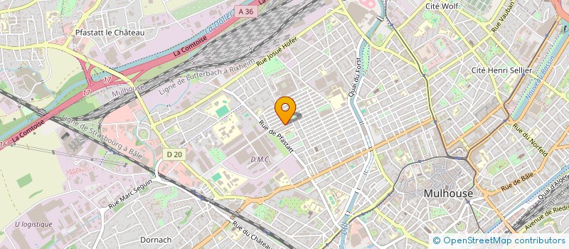 localisation de l'entreprise MONSIEUR EMMANUEL IYEKEKPOLOR  MULHOUSE