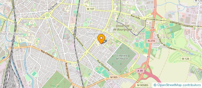 localisation de l'entreprise MONSIEUR EMMANUEL JACINTO à DIJON