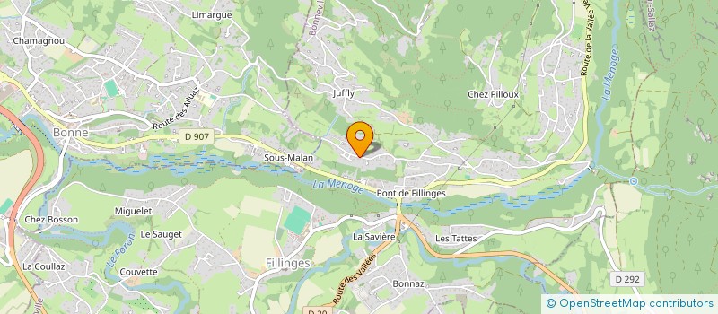 localisation de l'entreprise MONSIEUR EMMANUEL JACQUES  FILLINGES