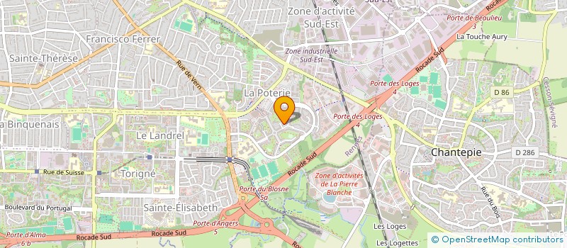 localisation de l'entreprise MONSIEUR EMMANUEL JACQUIN DE MARGERIE  RENNES