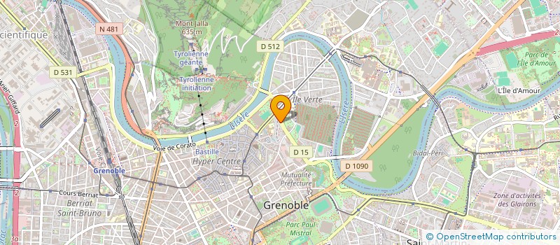 localisation de l'entreprise MONSIEUR EMMANUEL JACQUOT  GRENOBLE