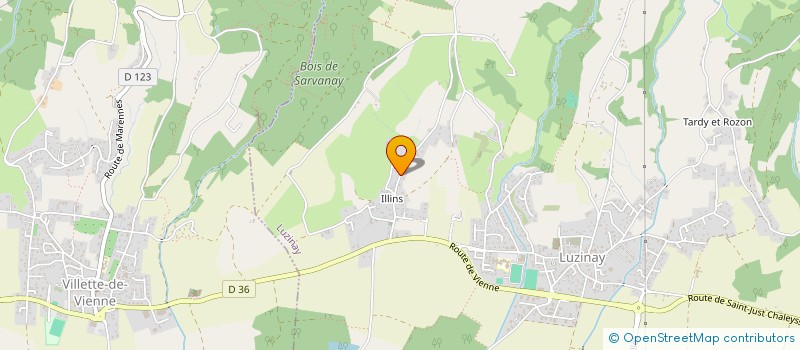 localisation de l'entreprise MONSIEUR EMMANUEL JAILLET  LUZINAY