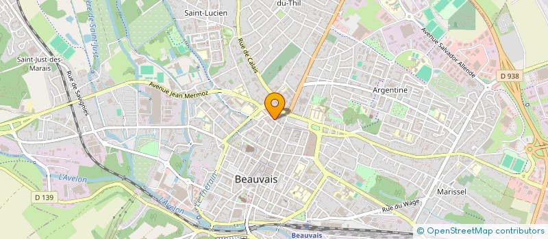 localisation de l'entreprise MONSIEUR EMMANUEL JALLU  BEAUVAIS