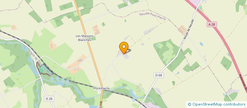 localisation de l'entreprise MONSIEUR EMMANUEL JAMET  NEUILLE PONT PIERRE