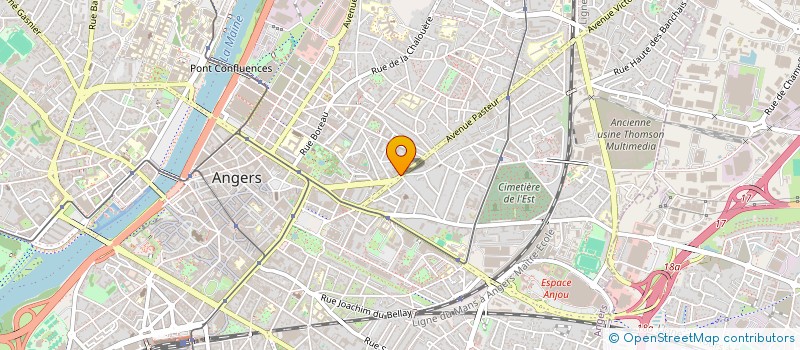 localisation de l'entreprise MONSIEUR EMMANUEL JAMIN  ANGERS