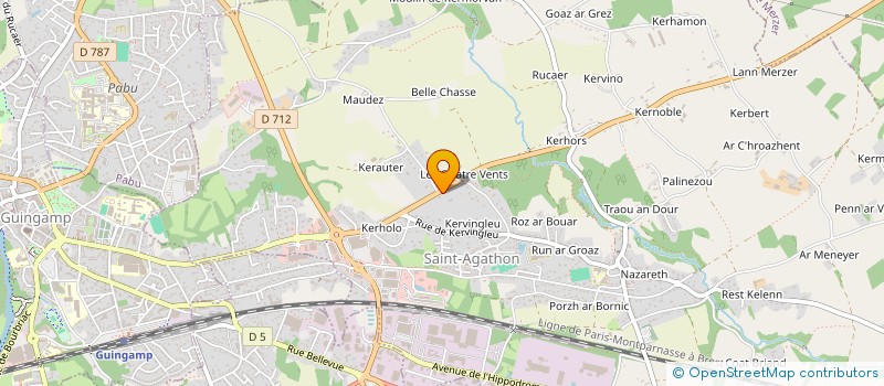 localisation de l'entreprise MONSIEUR EMMANUEL JANIN  SAINT-AGATHON