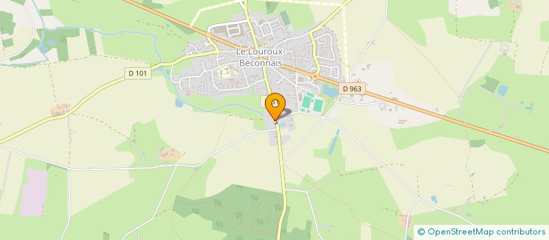 localisation de l'entreprise MONSIEUR EMMANUEL JARRY  BECON-LES-GRANITS