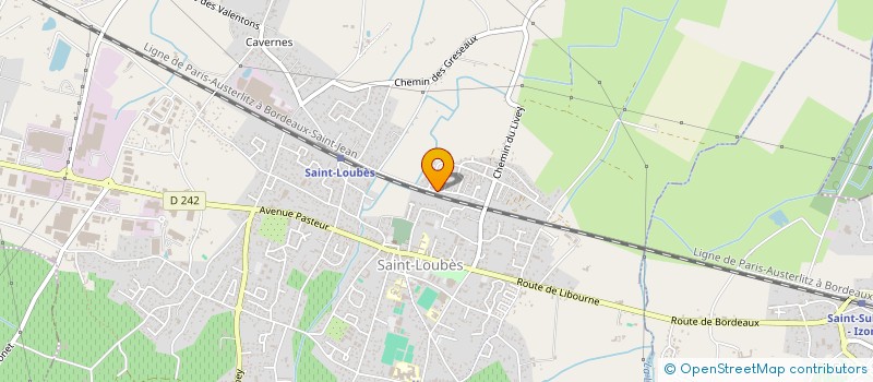 localisation de l'entreprise MONSIEUR EMMANUEL JAUD  SAINT-LOUBES