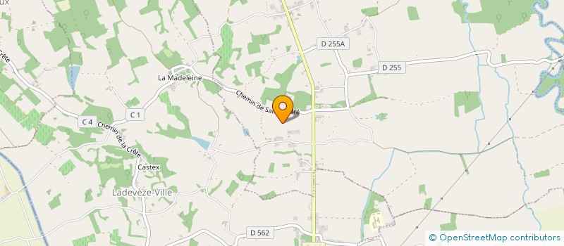 localisation de l'entreprise MONSIEUR EMMANUEL JEAN  MONLEZUN